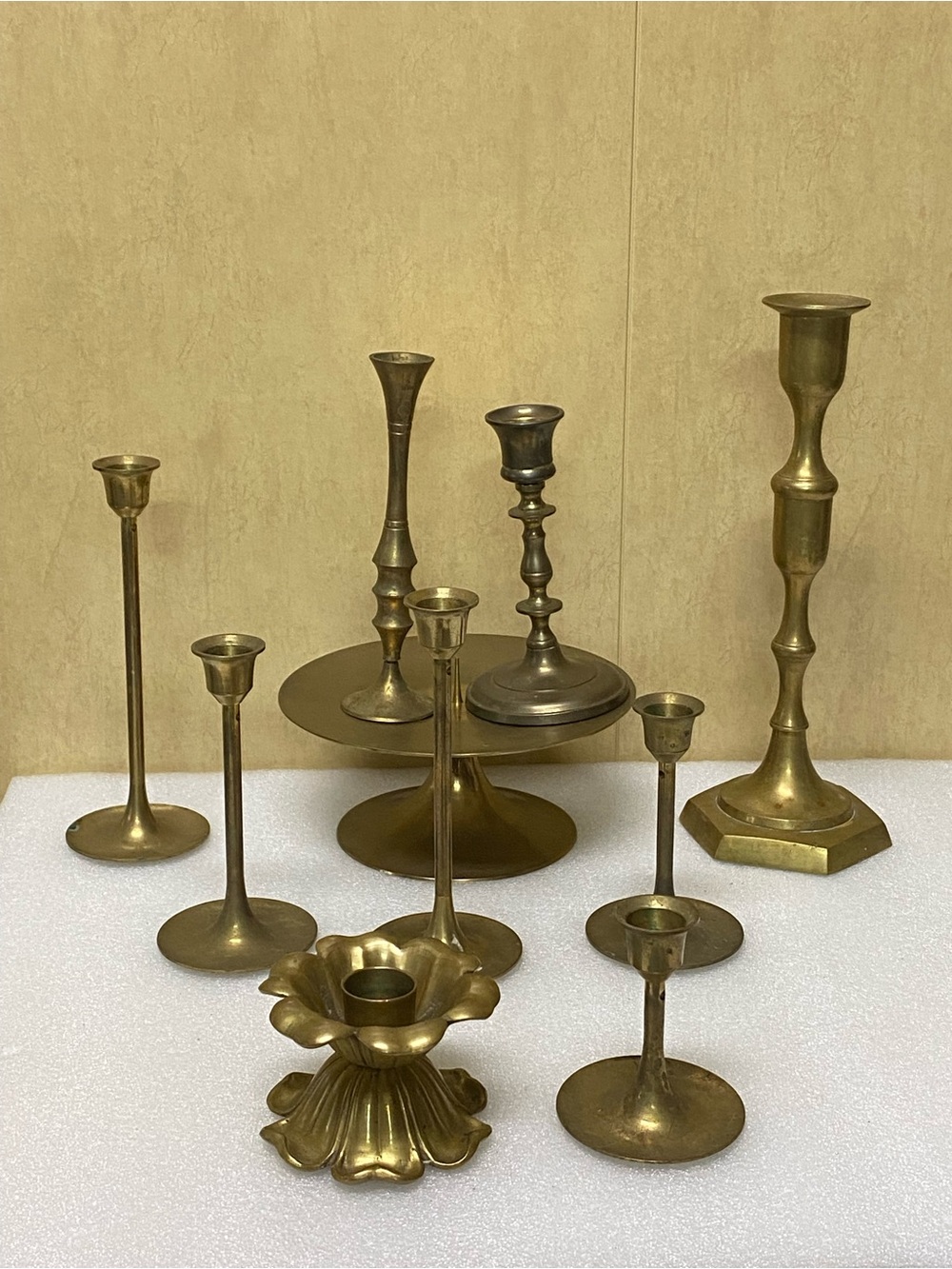 Vintage Brass Candlestick taper candle Holders